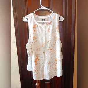 *NWT* Splatter Tank Top by SO! Size XL!
